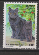 Yvert 3283 Cachet Rond Chat Le Chartreux - Used Stamps