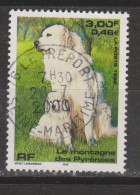 Yvert 3285 Cachet Rond Chien Le Montagne Des Pyrénées - Used Stamps