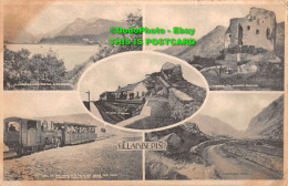 R353633 Llanberis. Llanberis Lakes. Castle And Snowdon. Dolbadarn Castle. A. P. - World