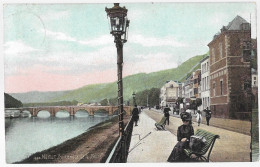 CPA CARTE POSTALE BELGIQUE NAMUR PROMENADE DE LA MEUSE 1907 - Autres & Non Classés