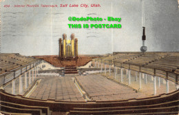 R353698 Utah. Salt Lake City. Interior Mormon Tabernacle. Souvenir Novelty Co. 1 - Monde