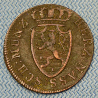 Nassau • 1/4 Kreuzer 1817  • Wilhelm •  Coin Alignment • Var. 11 • German States •  [24-816] - Kleine Munten & Andere Onderverdelingen