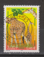 Yvert 3333 Cachet Rond La Girafe - Used Stamps