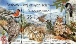 ** 817 Czech Rep. The Beskydy Region-Big Predators Lynx,wolf,owl 2014 - Roofkatten