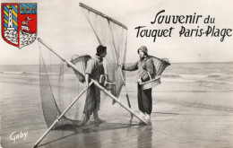 - 62 - LE TOUQUET. - Souvenir Du Touquet Paris-Plage - Ecusson - Carte Photo - - Le Touquet