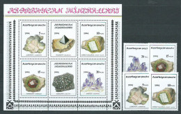 Azerbaijan - Correo Yvert 136/9+Hb 6 ** Mnh  Minerales - Azerbaïdjan