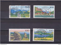 ALLEMAGNE 1994 IMAGES DE L'ALLEMAGNE II Yvert 1572-1575, Michel 1742-1745 Oblitérés Cote Yv: 4 Euros - Used Stamps