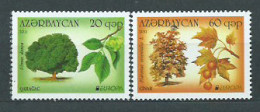 Azerbaijan - Correo Yvert 721/2 ** Mnh Bosques - Azerbaïdjan