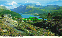 R568932 Llyn Padarn And Snowdon. North Wales. 63. Color Gloss View Series. Bamfo - World