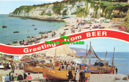 R569295 Greetings From Beer. Dennis. General View Of Beer. Fishing Boats. Multi - World