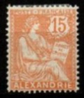 ALEXANDRIE    -   1902  .  Y&T N° 25 * - Neufs