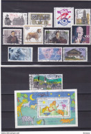 ALLEMAGNE 1995 Yvert 1605, 1618, 1620-1621, 1625, 1635, 1642, 1644-1645, 1654, 1656, BF 33 Oblitérés Cote : 13,65 Euros - Used Stamps