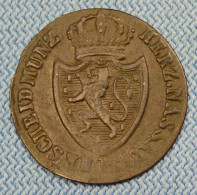 Nassau • 1/4 Kreuzer 1818 L  • Wilhelm • Var. 3 • German States •  [24-817] - Kleine Munten & Andere Onderverdelingen
