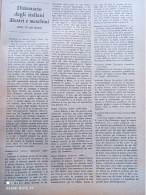 IL BORGHESE 1954 CASTELGANDOLFO BELLUNO FINO MORNASCO - Otros & Sin Clasificación