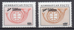 Azerbaijan - Correo Yvert 479/80 ** Mnh - Azerbaïjan