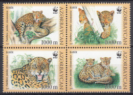 Azerbaijan - Correo Yvert 507/10 ** Mnh WWF - Fauna - Azerbaïdjan