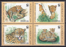 Azerbaijan - Correo Yvert 507/10 ** Mnh WWF - Fauna - Azerbaïjan