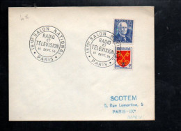 SALON NATIONAL RADIO ET TELEVISION 1956 - Commemorative Postmarks