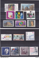 ALLEMAGNE 1996 Yvert 1675, 1680, 1686, 1691, 1701-1702, 1706, 1709-1711, 1719-1722, 1725 Oblitérés Cote : 16, 90 Euros - Used Stamps