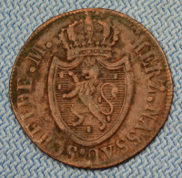 Nassau • 1/4 Kreuzer 1818 L  • Wilhelm • Var. 6 • German States • [24-818] - Groschen & Andere Kleinmünzen