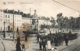 BELGIQUE - Bruxelles - Fontaine De Brouckère- Animé - Carte Postale Ancienne - Other & Unclassified