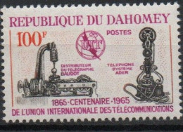 Dahomey 1965 Union Internationale Des Télécommunications - I.T.U.1965 XX - Benin - Dahomey (1960-...)