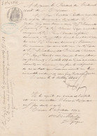 VP 1 FEUILLE - 1868 - MONTLUEL - TREVOUX - Manuscripts