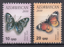 Azerbaijan - Correo Yvert 674/75 ** Mnh Fauna - Mariposas - Azerbaïdjan