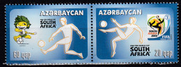 Azerbaijan - Correo Yvert 688/89 ** Mnh Deportes - Fútbol - Azerbaïjan