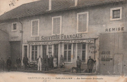 DROUVILLE.   CAFE JULLIER  AU SOUVENIR FRANCAIS.     ETAT - Autres & Non Classés