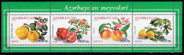 Azerbaijan - Correo Yvert 410/13 ** Mnh Frutos Y Flores - Azerbaijan