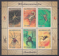 Azerbaijan - Correo Yvert 632/37 ** Mnh Fauna - Arañas - Azerbaijan