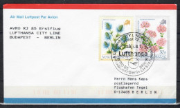 1996 Budapest - Berlin    Lufthansa First Flight, Erstflug, Premier Vol ( 1 Cover ) - Altri (Aria)
