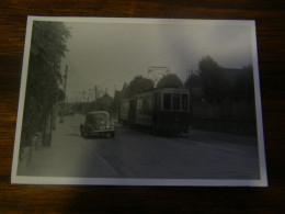 Photographie - Florange (57) - Tramway  - Ligne N° 34 - Automobile - 1951 - SUP (HY 26) - Other & Unclassified