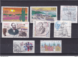 ALLEMAGNE 1997  Yvert 1742, 1744, 1774-1776, 1781, 1794 Oblitéré Cote : 10 Euros - Used Stamps