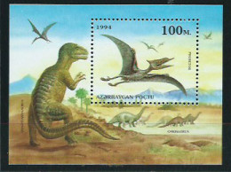 Azerbaijan - Hojas Yvert 9 ** Dinosaurios - Azerbaïdjan