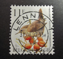 Belgie Belgique - 1992 - OPB/COB N° 2449 (1 ) A. Buzin - Vogels - Oiseaux - Birds - Winterkoninkje - Obl. Lennik - 1985-.. Oiseaux (Buzin)