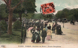 PARIS 16è-Avenue Du Bois-Porte Dauphine (colorisé) ELD 4383 - Paris (07)