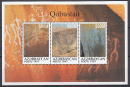 Azerbaijan - Hojas Yvert 36 ** Mnh Pinturas Rupestres - Azerbaïjan