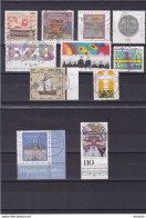 ALLEMAGNE 1998 Yvert 1798-1799,1805,1813, 1827-1828, 1840, 1843, 1852 Etc Oblitéré Cote : 9 Euros - Used Stamps