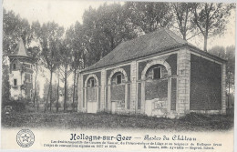 CPA CARTE POSTALE BELGIQUE HOLLOGNE-SUR-GEER RESTES DU CHÂTEAU 1912 - Autres & Non Classés