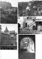 5 Photos -  ROCAMADOUR -  Panorama -  Basilique  Saint - Sauveur  -  19 Mai  1973 - Places