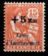 ALEXANDRIE    -   1927  .  Y&T N° 81 * .  Caisse D' Amortissement - Ongebruikt