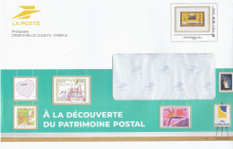 Lettre  PAP  "   Lettre De La Poste  -  A La Découverte Du Patrimoine Postal  "  International 250 G - Autres & Non Classés