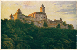 Haut Koenigsbourg Hohkoenigsburg Orschwiller CPA 67 Bas Rhin Alsace Château Sommet Vosges Cadre Blanc  H Hoffmann - Sonstige & Ohne Zuordnung