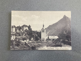 Gruyeres L'Eglise Et La Dent De Broc Carte Postale Postcard - Gruyères