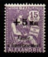 ALEXANDRIE    -   1927  .  Y&T N° 82 * .  Caisse D' Amortissement - Ongebruikt