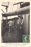 FR66 PORT VENDRES - Campistro - 15 Septembre 1911 - DELCASSE Et PAMS - Revue Navale Sur L' EDGARD QUINET - Animée Belle - Port Vendres