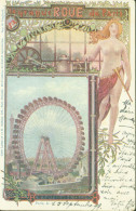 CPA CP Paris Exposition Universelle 1900 La Grande Roue De Paris Carte Lutèce N°12 Rare YT N°103 Sage CAD Paris 1899 - Exhibitions
