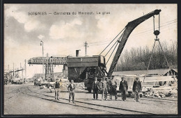 AK Soignies, Carrières Du Hainaut, La Grue  - Sonstige & Ohne Zuordnung